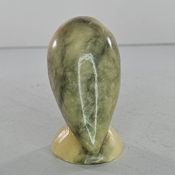 VIntage Hand Carved Italian Alabaster Owl Figurine Genuine Alabaster - Picture 5 of 6